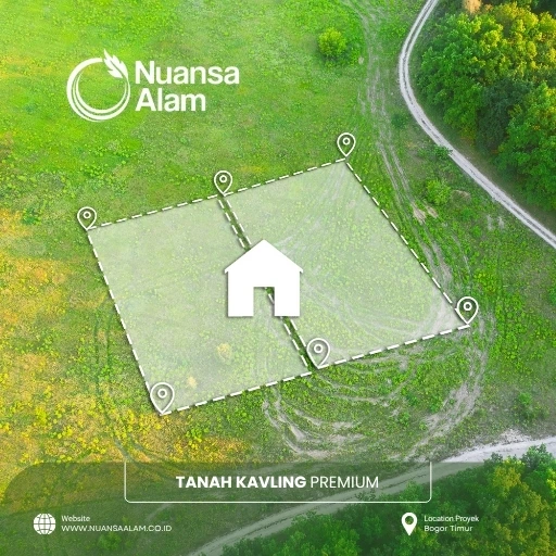Tanah kavling premium Nuansa Alam di Bogor Timur